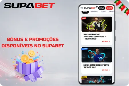 Promoções disponÃveis no Supabet Casino