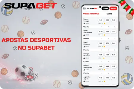 Tipos de desportos e apostas neles no Supabet Casino